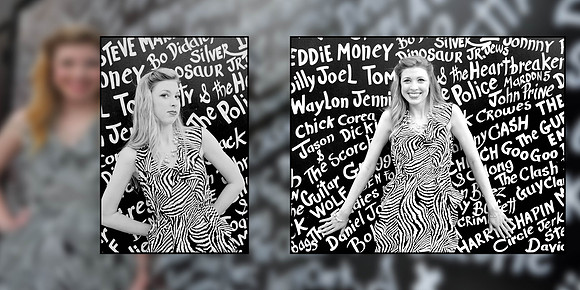 0700 Meg SrPics Black and White Wall